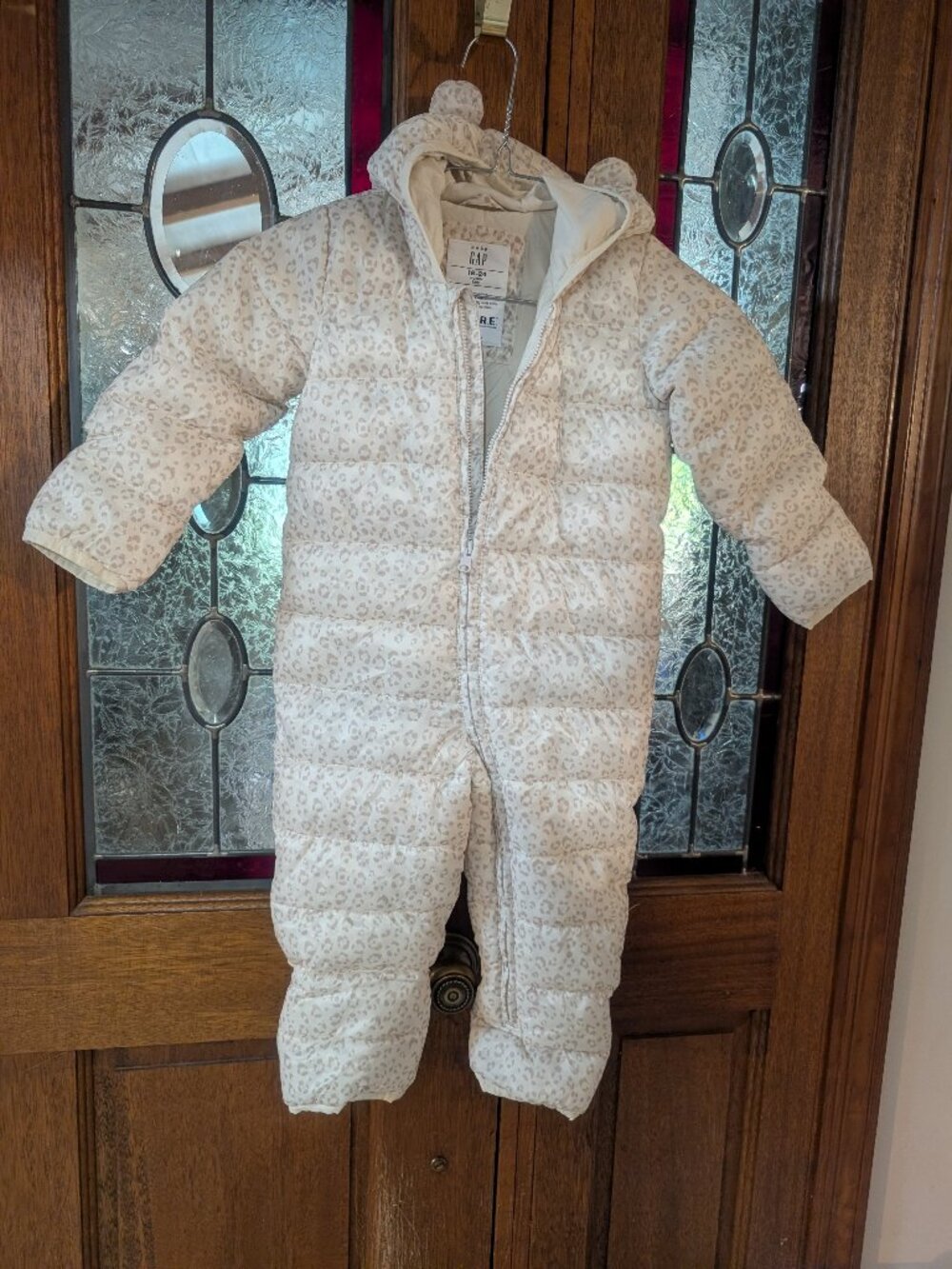 Toddler Girl Puffer One-Piece, size 18-24 months